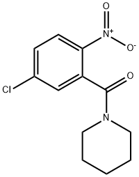 (5-chloro-2-nitrophenyl)-piperidin-1-ylmethanone Struktur