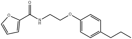 N-[2-(4-propylphenoxy)ethyl]furan-2-carboxamide Struktur