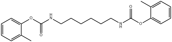 (2-methylphenyl) N-[6-[(2-methylphenoxy)carbonylamino]hexyl]carbamate Struktur