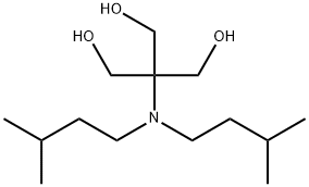 2-[bis(3-methylbutyl)amino]-2-(hydroxymethyl)propane-1,3-diol Struktur