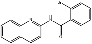 2-bromo-N-quinolin-2-ylbenzamide Struktur