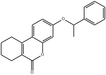 3-(1-phenylethoxy)-7,8,9,10-tetrahydrobenzo[c]chromen-6-one Structure