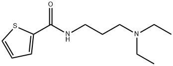 N-[3-(diethylamino)propyl]thiophene-2-carboxamide Struktur