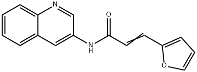 (E)-3-(furan-2-yl)-N-quinolin-3-ylprop-2-enamide Struktur