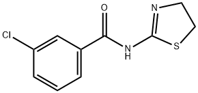 3-chloro-N-(4,5-dihydro-1,3-thiazol-2-yl)benzamide Struktur