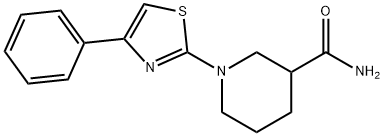 1-(4-phenyl-1,3-thiazol-2-yl)piperidine-3-carboxamide Struktur