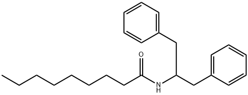 N-(1,3-diphenylpropan-2-yl)nonanamide Struktur