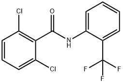 2,6-dichloro-N-[2-(trifluoromethyl)phenyl]benzamide Struktur