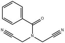 N,N-bis(cyanomethyl)benzamide Struktur