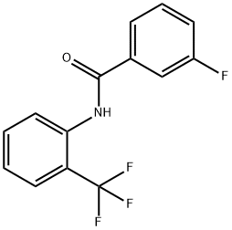 3-fluoro-N-[2-(trifluoromethyl)phenyl]benzamide Struktur