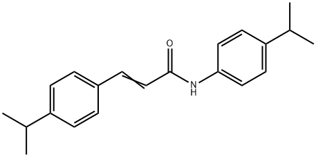 (E)-N,3-bis(4-propan-2-ylphenyl)prop-2-enamide Struktur