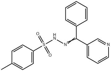 4-methyl-N-[(E)-[phenyl(pyridin-3-yl)methylidene]amino]benzenesulfonamide Struktur