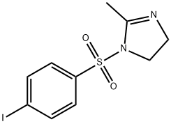 1-(4-iodophenyl)sulfonyl-2-methyl-4,5-dihydroimidazole Struktur