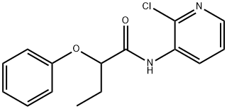 N-(2-chloropyridin-3-yl)-2-phenoxybutanamide Struktur