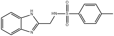 N-(1H-benzimidazol-2-ylmethyl)-4-methylbenzenesulfonamide Struktur