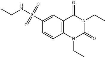 N,1,3-triethyl-2,4-dioxoquinazoline-6-sulfonamide Struktur