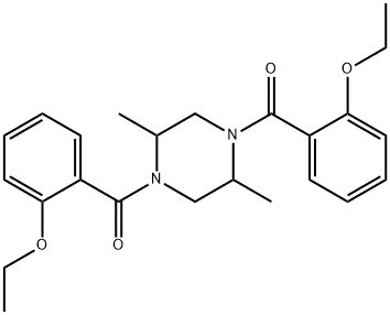 [4-(2-ethoxybenzoyl)-2,5-dimethylpiperazin-1-yl]-(2-ethoxyphenyl)methanone Struktur