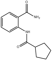 2-(cyclopentanecarbonylamino)benzamide Struktur