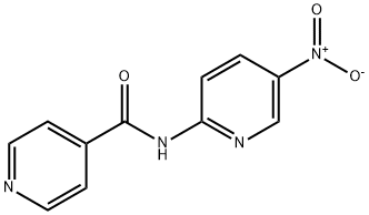 N-(5-nitropyridin-2-yl)pyridine-4-carboxamide Struktur