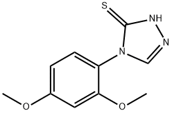 4-(2,4-dimethoxyphenyl)-1H-1,2,4-triazole-5-thione Struktur