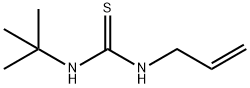 1-tert-butyl-3-prop-2-enylthiourea Struktur