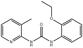 1-(2-ethoxyphenyl)-3-(3-methylpyridin-2-yl)urea Struktur