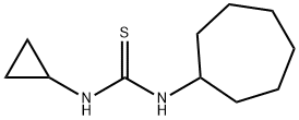 1-cycloheptyl-3-cyclopropylthiourea Struktur