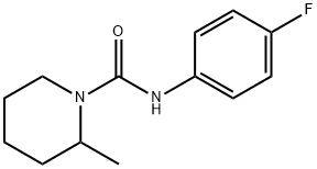 N-(4-fluorophenyl)-2-methylpiperidine-1-carboxamide Struktur