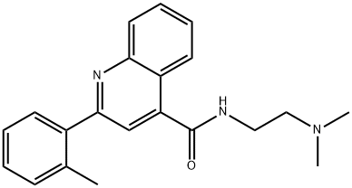 N-[2-(dimethylamino)ethyl]-2-(2-methylphenyl)quinoline-4-carboxamide Struktur