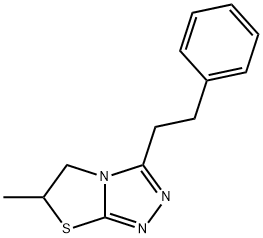 6-methyl-3-(2-phenylethyl)-5,6-dihydro-[1,3]thiazolo[2,3-c][1,2,4]triazole Struktur