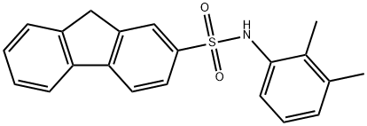 N-(2,3-dimethylphenyl)-9H-fluorene-2-sulfonamide Struktur