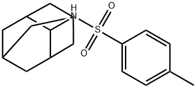 N-(2-adamantyl)-4-methylbenzenesulfonamide Struktur