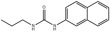 1-naphthalen-2-yl-3-propylurea Struktur