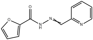 N-[(E)-pyridin-2-ylmethylideneamino]furan-2-carboxamide Struktur