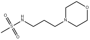 N-(3-morpholin-4-ylpropyl)methanesulfonamide Struktur