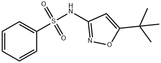 N-(5-tert-butyl-1,2-oxazol-3-yl)benzenesulfonamide Struktur