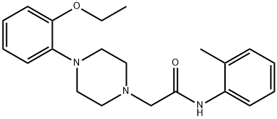 2-[4-(2-ethoxyphenyl)piperazin-1-yl]-N-(2-methylphenyl)acetamide Struktur