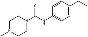 N-(4-ethylphenyl)-4-methylpiperazine-1-carboxamide Struktur