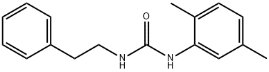 1-(2,5-dimethylphenyl)-3-(2-phenylethyl)urea Struktur