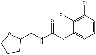 1-(2,3-dichlorophenyl)-3-(oxolan-2-ylmethyl)urea Struktur