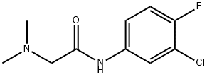 N-(3-chloro-4-fluorophenyl)-2-(dimethylamino)acetamide Struktur