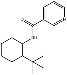 N-(2-tert-butylcyclohexyl)pyridine-3-carboxamide Struktur