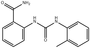 2-[(2-methylphenyl)carbamoylamino]benzamide Struktur