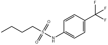 N-[4-(trifluoromethyl)phenyl]butane-1-sulfonamide Struktur