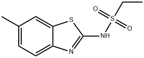 N-(6-methyl-1,3-benzothiazol-2-yl)ethanesulfonamide Struktur