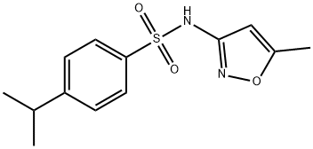 N-(5-methyl-1,2-oxazol-3-yl)-4-propan-2-ylbenzenesulfonamide Struktur