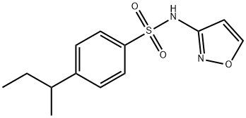 4-butan-2-yl-N-(1,2-oxazol-3-yl)benzenesulfonamide Struktur