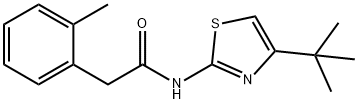 N-(4-tert-butyl-1,3-thiazol-2-yl)-2-(2-methylphenyl)acetamide Struktur