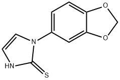 3-(1,3-benzodioxol-5-yl)-1H-imidazole-2-thione Struktur