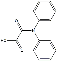 2-oxo-2-(N-phenylanilino)acetic acid Struktur